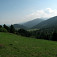 Hmlistý pohľad na Západné Tatry