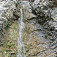 Vodopádik z diery v skale