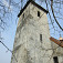 Veža kostola v Ludrovej, apríl 2013