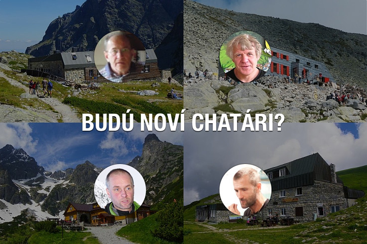 Edo Záhor zo Zbojníčky, Viktor Beránek z Chaty pod Rysmi, Tomáš Petrík z Brnčalky a Igor Fabricius zo Štefáničky