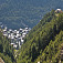 Otočenie, Zermatt dole, Edelweiss Alterhaupt vpravo, vysoko nad Zermattom