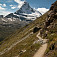 Línie pod Matterhornom, pokračujeme po Edelweissweg