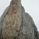 Amon Klettersteig, Steiler Pfeiler (napravo od nosa je istenie)