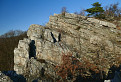 Kremencové skaly pod tribečskou Ploskou.