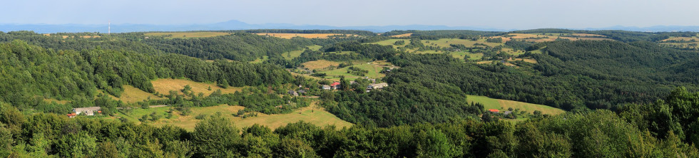 Rozhľadňa Prašný vrch z Hrušova
