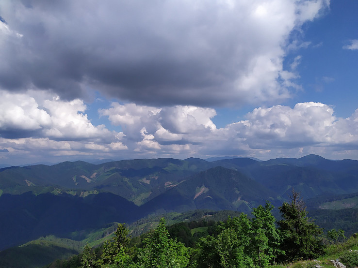 „Ohlodané“ kopce nad Ľubochnianskou dolinou 