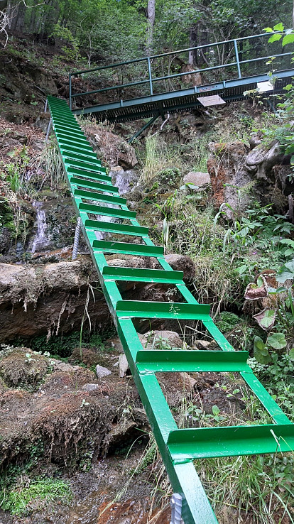 Nová jednosmerná výstupová trasa roklinou Diablovho potoka k výv