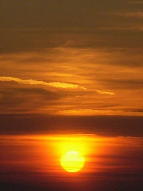 moldavský západ slnka