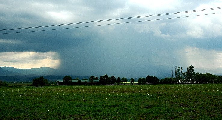 Búrka nad Bojnicami a Kocuranmi 13.5.2010