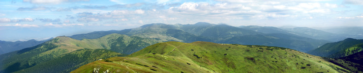 Panorama Nízkych Tatier z Chochule