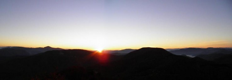 Východ slnka na Vápči (7:20hod.)