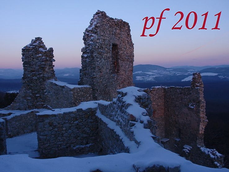 pf 2011 z hradu Hrušov
