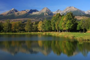 Panoráma od Štrbského rybníka
