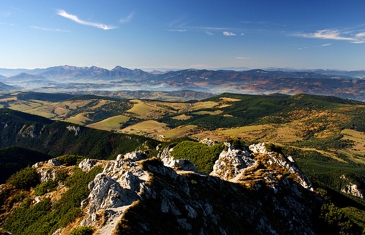 Jesenné výhľady zo Sivého vrchu