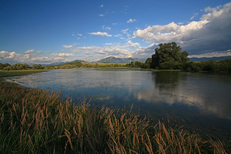Jazero rieky Turiec