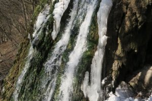 Hrhovský vodopád v zime
