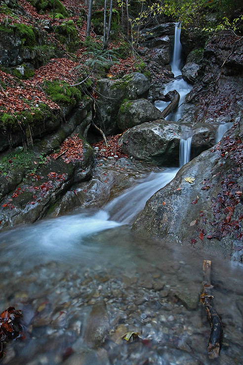 Vodopád Revúcky mlyn - jeseň