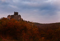 Čabradský hrad v jeseň