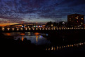 Neskorý podvečer pri Valaškovskom moste
