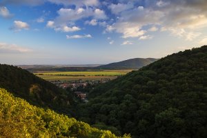 Hlboča pred západom