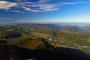 Strážovské vrchy z najvyššieho
