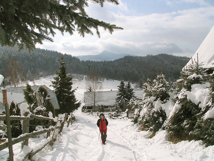 Zimná turistika vo Veporských vrchoch