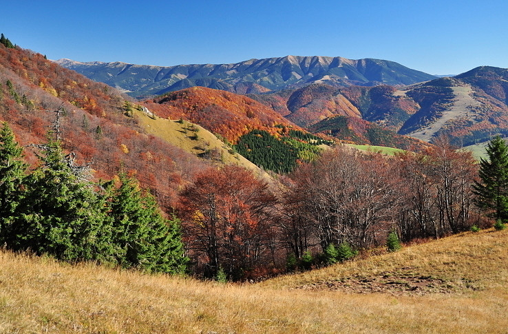 jesenný pohľad z Južného Rakytovského sedla
