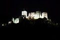 Strečniansky hrad v noci