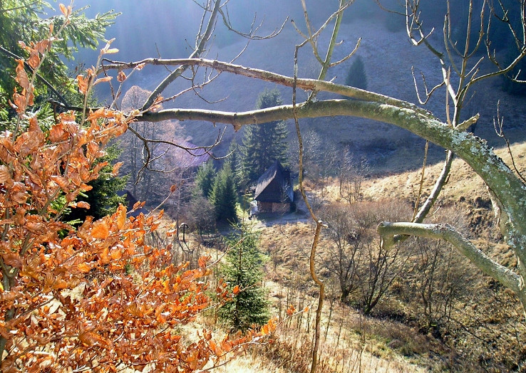 Neskorá jeseň v osade Prašnica
